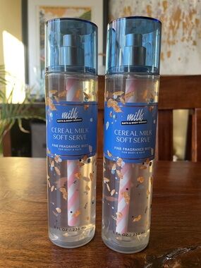 2 Bath & Body Works B&BW Cereal Milk Soft Serve Body Care Items ( MILK BAR )